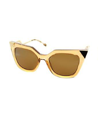 Fendi Fendi Ff 0060 Msy Transparent Champagne Fashion Plastic Sunglasses