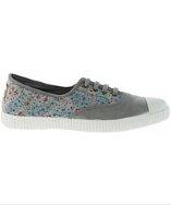 Victoria Ladies Canvas Vegan Casual Sneaker, Made In Spain By Victoria, Inglesa Elastico Tintada Estampada