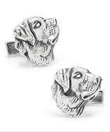 Ravi Ratan Sterling Labrador Cufflinks