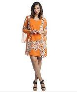 Umgee Usa Olivia Floral Bell-sleeve Dress