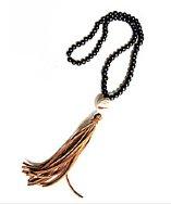 Jonesy Wood Designs Brown Countess Necklace