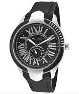 Ted Lapidus Men's Black Rubber Black Dial And Bezel