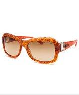Ralph Lauren Women's Rectangle Multi-color Translucent Sunglasses