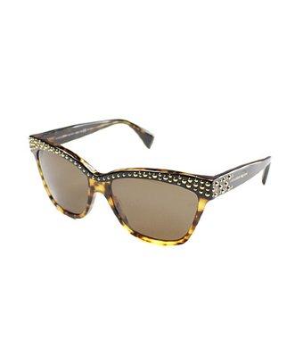 Alexander Mcqueen Alexander Mcqueen Am 4239/s 2ie Cat Eye Plastic Sunglasses