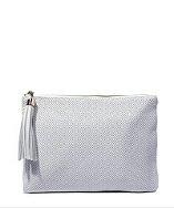 Bungalow 20 Bianca Perforated Clutch
