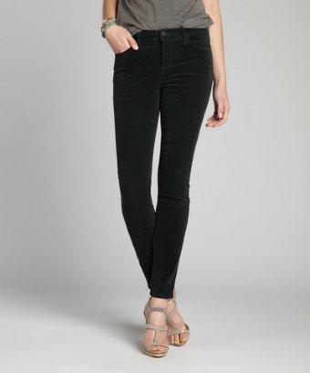 J Brand Forest Green Stretch Cotton Skinny Cords