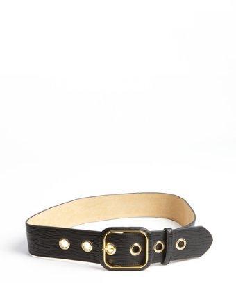 Fashion Focus Embossed Faux Leather Large Notch Belt