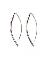 Jonesy Wood Designs Silver Anna Earrings