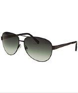 Just Cavalli Women's Aviator Black Sunglasses Green Lenses