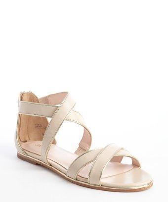 Jay Adoni Rose Tan Leather 'ellis' Strappy Sandals