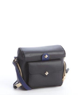 Rebecca Minkoff Black Leather 'craig' Crossbody Camera Bag