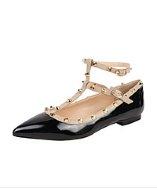 Mivida Studded T-strap Flat