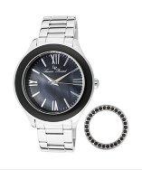 Lucien Piccard Gran Paradiso Stainless Steel Black Mop Dial