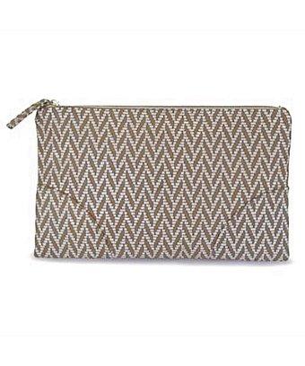 Linell Ellis Nikki Clutch In Rattan