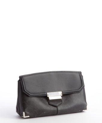 Alexander Wang Black Leather 'prisma Skeletal' Clutch