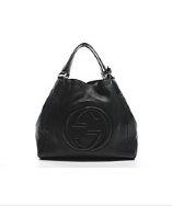Gucci Pre-owned Gucci Black Leather Large Soho Bag