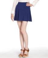 Bcbgmaxazria Royal Blue Strecth 'lucy' A-line Mini Skirt