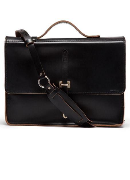 Billykirk Schoolboy Satchel Black Strap