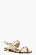 Boohoo Emma Studded Two Part Sandals