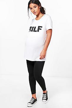 Boohoo Thick Ponte Over The Bump Legging