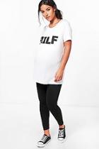 Boohoo Thick Ponte Over The Bump Legging
