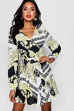 Boohoo Rebecca Wrap Front Top