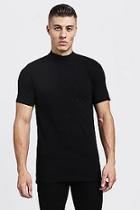 Boohoo Muscle Fit T-shirt With Extended Neck