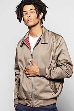 Boohoo Cotton Harrington Jacket