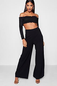 Boohoo Millie Wide Leg Trouser