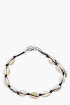 Boohoo Shell Choker Necklace