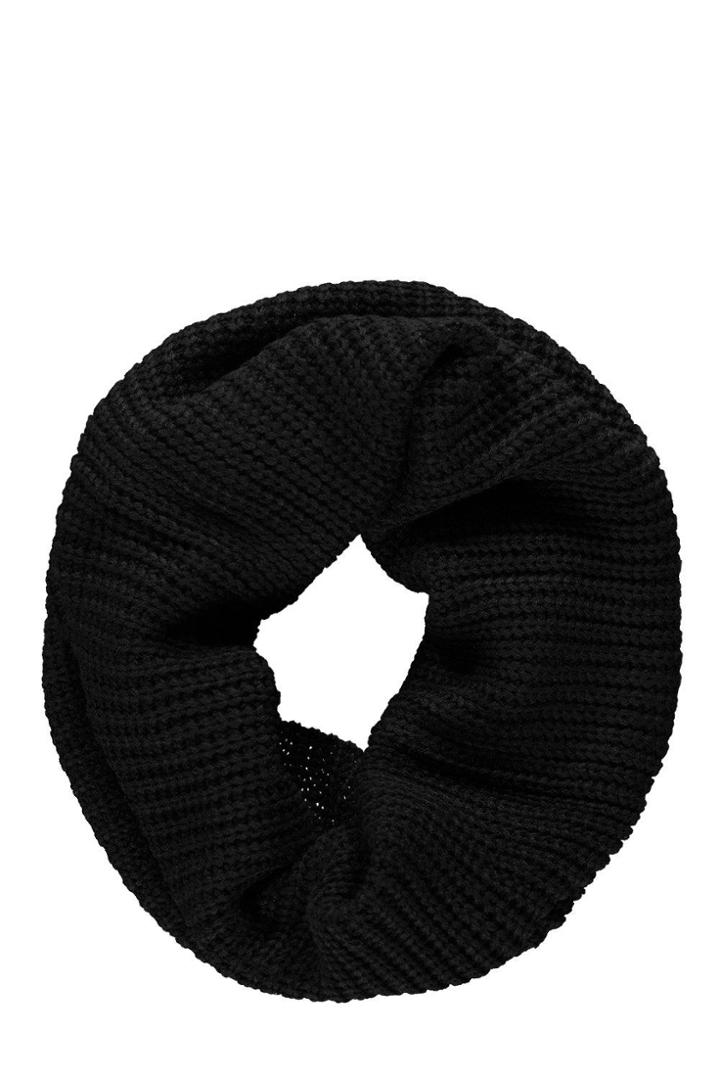 Boohoo Knitted Snood Black