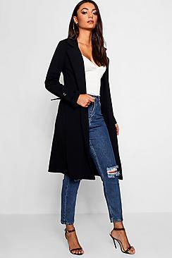 Boohoo Tall Tie Sleeve Duster