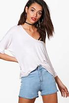 Boohoo Linda Light Blue 5 Pocket Denim Shorts