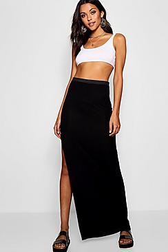 Boohoo Tall Jersey Maxi Skirt