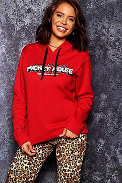 Boohoo Disney Mickey 90th Anniversary Hoodie