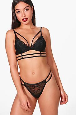 Boohoo Zoe Eyelash Strappy String