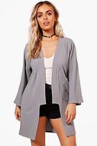 Boohoo Erica Crepe Oversized Kimono