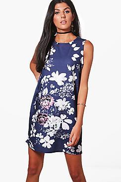 Boohoo Molly Sleevless Shift Dress