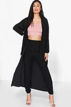 Boohoo Lacey Longline Duster
