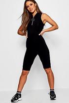 Boohoo Petite Alice O-ring High Neck Catsuit