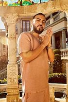 Boohoo French Montana Ribbed T-shirt Co-ord