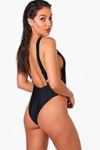 Boohoo Germany Cut Out Swimsuit