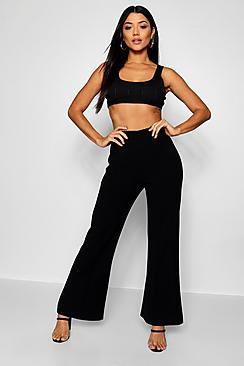 Boohoo Front Crease Trouser