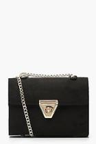 Boohoo Triangle Lock Chain Cross Body