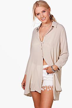 Boohoo Woven Oversized Shirt