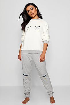 Boohoo Eyelash Detail Twosie