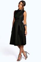 Boohoo Sana Boutique High Neck Prom Dress
