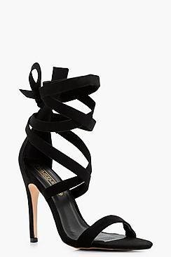 Boohoo Erin Wrap Up Gladiator Heel