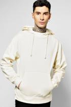 Boohoo Oversized Snorkel Neck Hoodie Ash