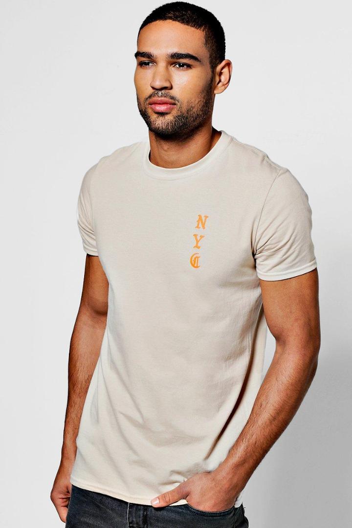 Boohoo Nyc T Shirt Stone